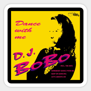 DJ BoBo Dance With Me Album Cover Sticker